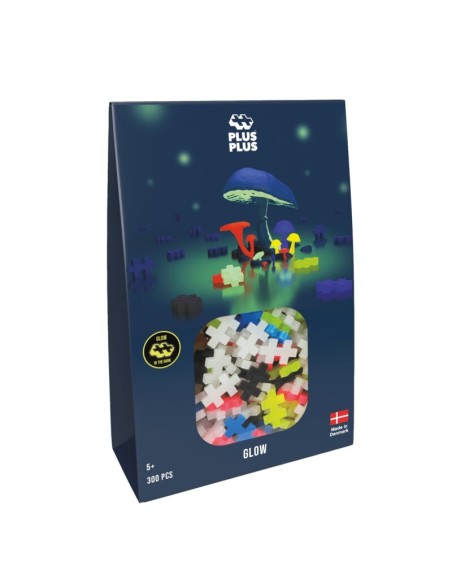 PLUS PLUS SOBRE BRILLA EN LA OSCURIDAD 300 pcs