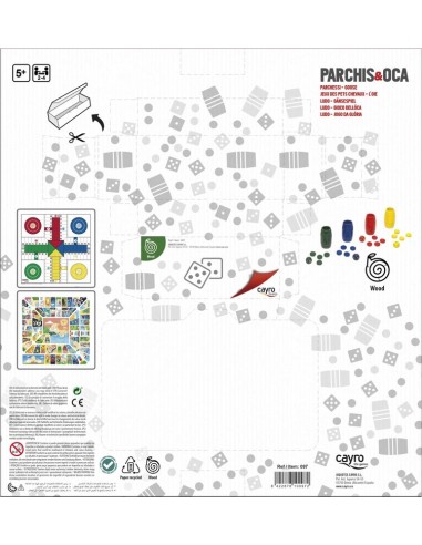 PARCHIS OCA + ACC. MADERA de CAYRO.