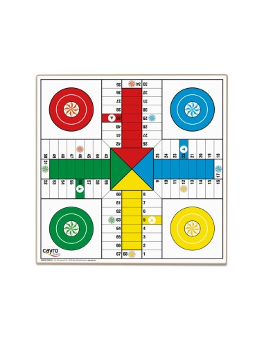 PARCHIS 4 Y 6 madera con accesorios