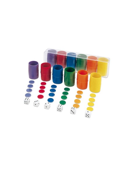 Accesorios Parchis 6 Jugadores caja plástico