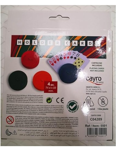 SUJETA CARTAS de Cayro