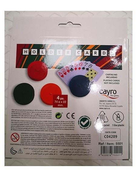 SUJETA CARTAS de Cayro