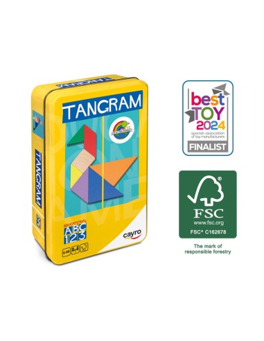 TANGRAM COLORES METAL BOX DE CAYRO