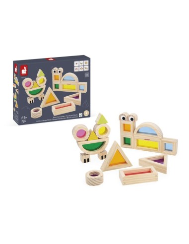 Bloques Translucidos - Sensorial de Janod.