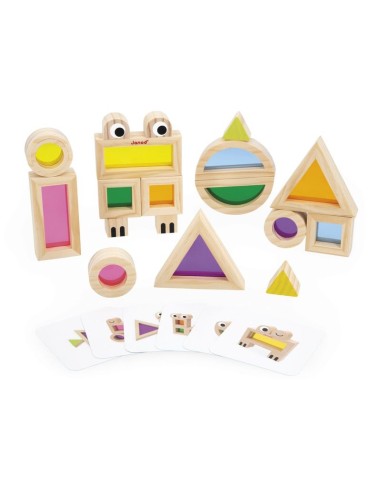 Bloques Translucidos - Sensorial de Janod.
