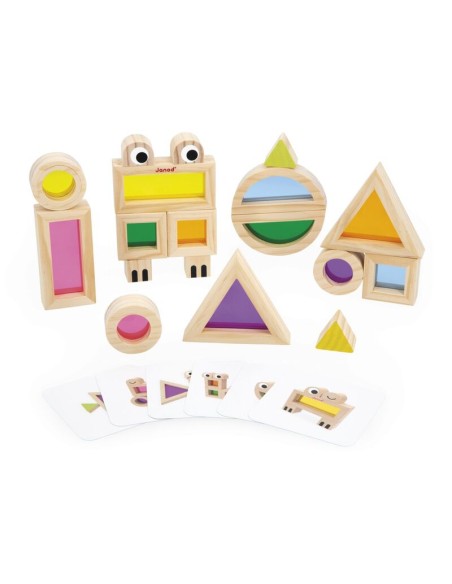 Bloques Translucidos - Sensorial de Janod.