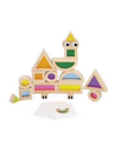 Bloques Translucidos - Sensorial de Janod.