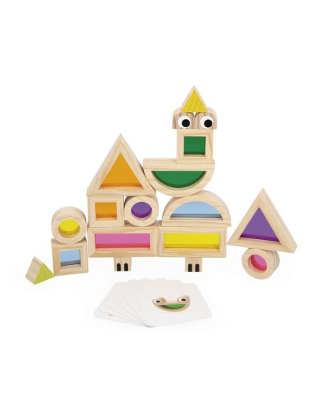 Bloques Translucidos - Sensorial de Janod.