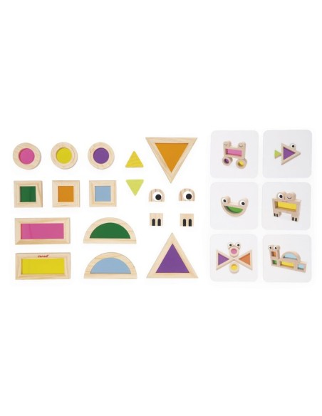 Bloques Translucidos - Sensorial de Janod.