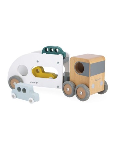 CAMION TRANSPORTADOR DE COCHES CON 3 VEHICULOS - BOLID