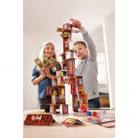 Rhino Hero Super Battle es un juego de habilidad editado por HABA