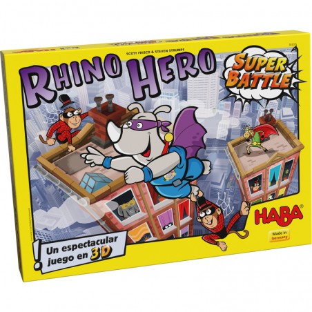 Rhino Hero Super Battle es un juego de habilidad editado por HABA