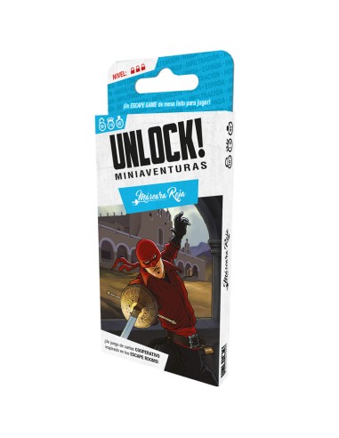UNLOCK! MINI MASCARA ROJA