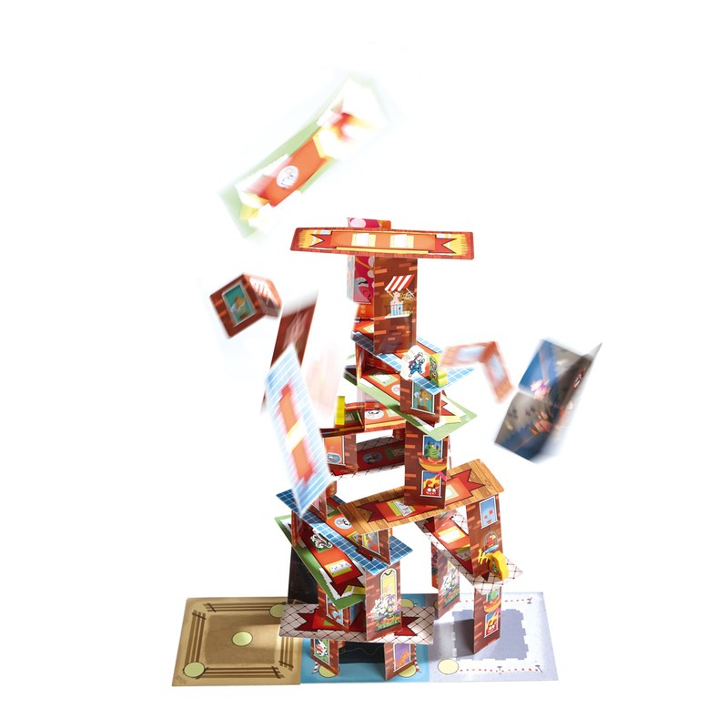 Rhino Hero Super Battle es un juego de habilidad editado por HABA