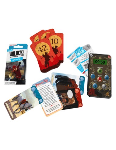 UNLOCK! MINI MASCARA ROJA