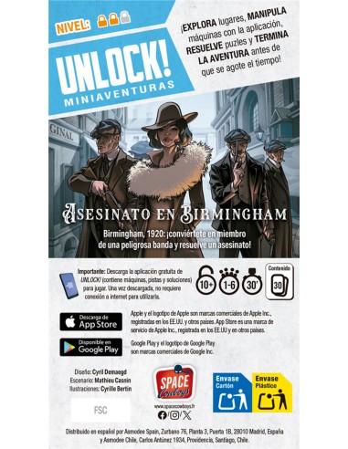 UNLOCK! MINI ASESINATO EN BIRMINGHAM