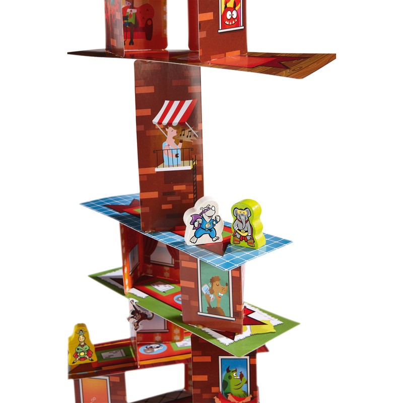 Rhino Hero Super Battle es un juego de habilidad editado por HABA