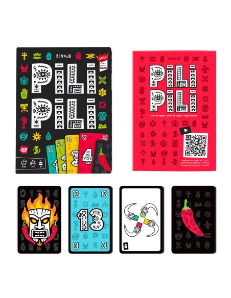 Pii Pili juego de cartas.