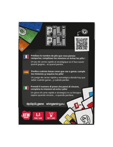 Pii Pili juego de cartas.