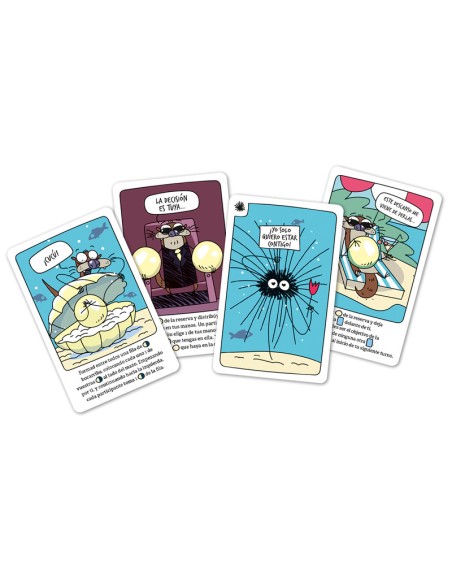 Nutrias es un juego de cartas de Rebel.