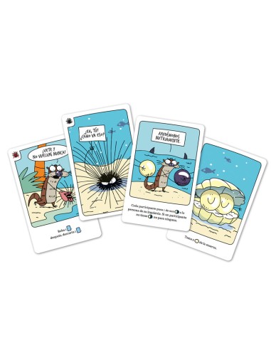 Nutrias es un juego de cartas de Rebel.