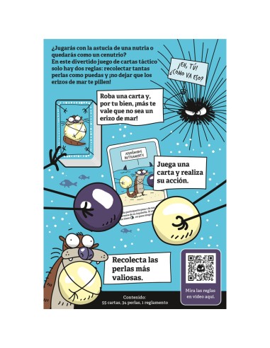 Nutrias es un juego de cartas de Rebel.