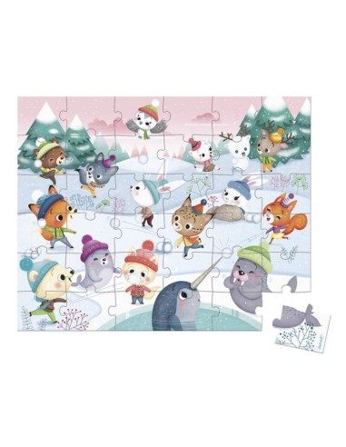 PUZZLE FIESTA EN LA NIEVE - 36 PZAS