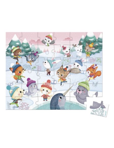 PUZZLE FIESTA EN LA NIEVE - 36 PZAS