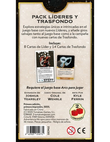 ARCS: LIDERES Y TRASFONDOS de 2Tomatoes