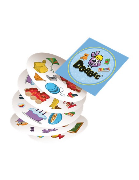 Dobble Kids una versión del Dobble para los más pequeños. Editado por Asmodee