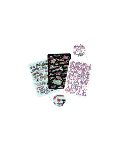 Cartas Myster Travel de Djeco.