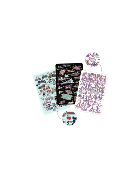 Cartas Myster Travel de Djeco.