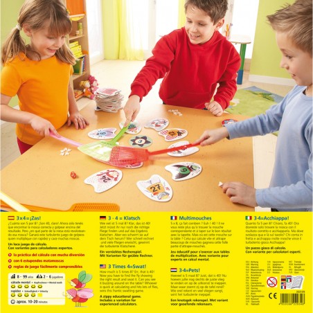 3x4 ¡ZAS! es un divertido juego de cálculo mental editado por Haba