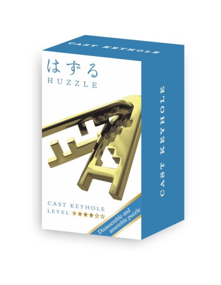 Mini Huzzle Cast Keyhole (dorado)