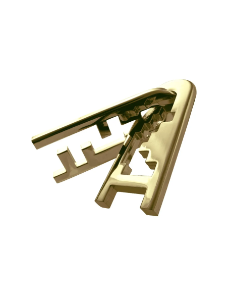 Mini Huzzle Cast Keyhole (dorado)