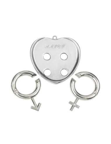 Mini Huzzle Cast Amour (plateado)