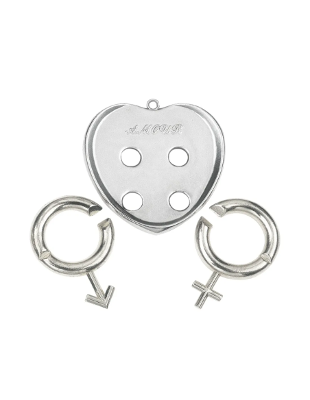 Mini Huzzle Cast Amour (plateado)